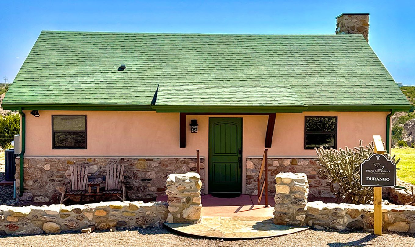 Front view of Durango Cabin